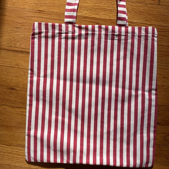 New Sézane Rouge Amour Club stripped tote - Picture 2 of 3